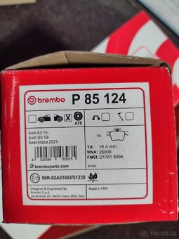 Škoda Octavia 2 RS 125kW PD zadní brzdy Brembo - 2