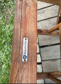 Poctivé masivní dřevěné židle Wolfmöbel – 6 kusů - 2