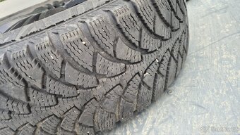 4x plechové disky 5x112 R15 vw, audi, škoda, seat zimní pneu - 2