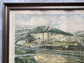 Obraz J.Veselý litografie - 2