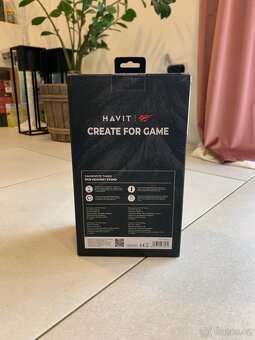 NOVÝ - Stojan na sluchátka Havit TH650 s RGB podsvícením - 2