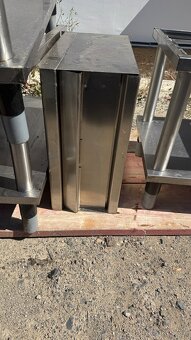 Nerezové gastro moduly Lotus – neutrální se šuplíkem + rohov - 2