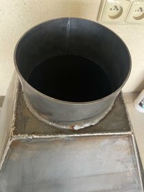Lapač spalin na stavbu zahradního krbu - 2