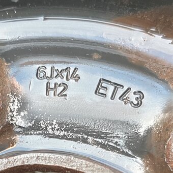 Disky na Škoda, VW, Seat 6Jx14 ET43 č. AF125 - 2