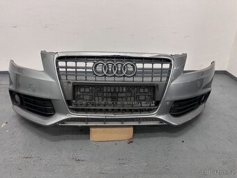 Audi A4 B8 přední nárazník a světla, chladiče barva LY7G - 2