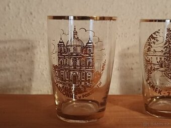Retro skleničky mix 1 - 2