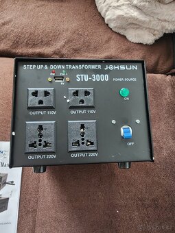 Prodám napěťový transformátor JOHNSUN STU-3000 - 2
