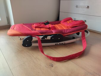 Dětské lehátko pro děti od narození do 9 kg s hliníkovou kon - 2