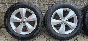 Originál alu Škoda Kodiaq 5x112 215/65 R17 - celoroční pneu - 2