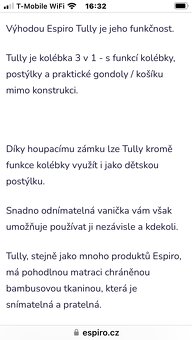 Postýlka, skládací cestovní - 2