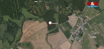 Prodej lesa, 947 m², Roštění - 2