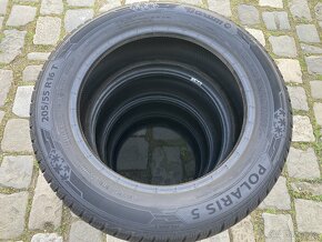 4ks zimních pneumatik BARUM POLARIS 5 - 205/55R16 70-80% - 2