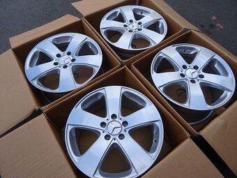 Alu disky na Mercedes 17", 5x112, ET 48, šíře 8J - 2