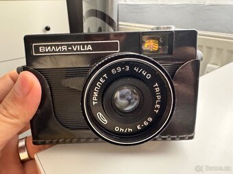Dobový kompaktní fotoaparát na kinofilm - VILIA - 2