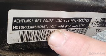 Motor Škoda Fabia III 1.0 MPi  55KW typ CHY - 2