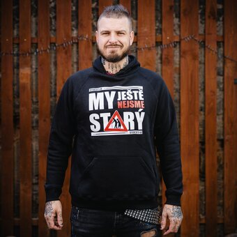 Mikina s kapucí Rybičky 48 - my ještě nejsme starý - 2
