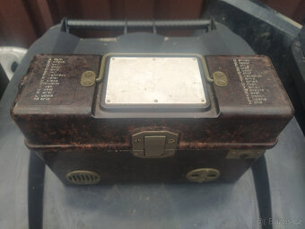 retro 2ks. vojenské polní telefony - nekompletní - 2
