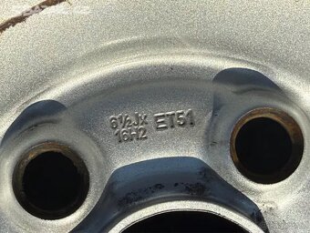 4x plechové disky 5x120 + pneu zimní 215/65 R16C - 2