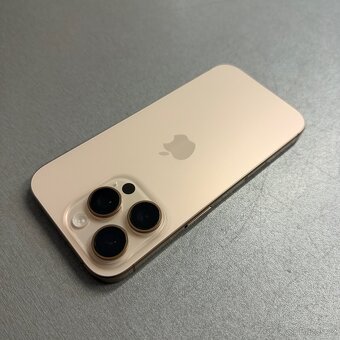 iPhone 16 Pro 256GB desert titan, pěkný stav, rok záruka - 2