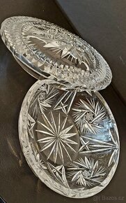 Broušená miska s poklopem, PERFEKTNÍ STAV - 2