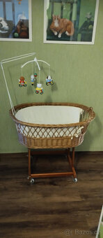 Proutěný koš pro miminko - 2