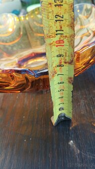 JOSEF INWALD ART DECO SKLENĚNÁ MÍSA - 2