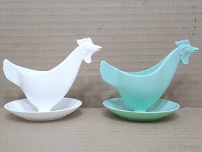 Slepička - 2x Retro stojánek na vajíčka - 2