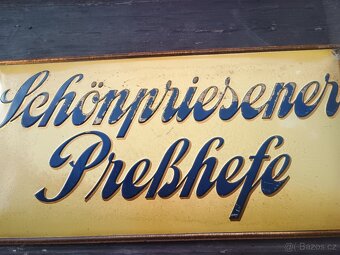 Cedule plechová rok 1930 - 2