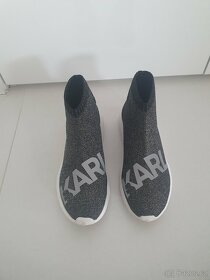 Karl Lagerfeld kotníkové tenisky - 2