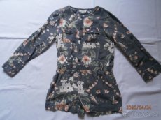 Letní kytičkový overal Next,super stav,v.116/122 - 2