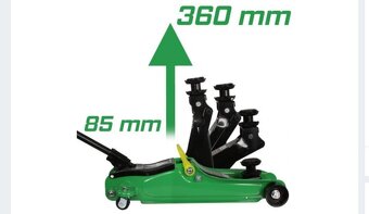 Hydraulický zvedák 2,5 tuny +2 x gumová podložka - 2