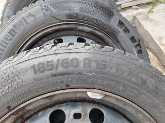 Prodám zimní sadu pneu 185/60 R15 - 2