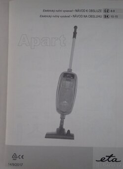 Vysavač tyčový ETA 800 W - 2