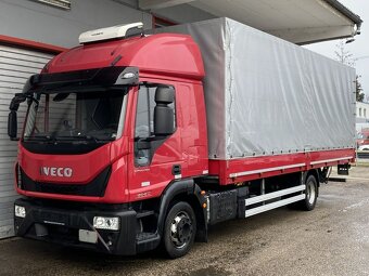Iveco EuroCargo 120E21Valník/plachta/stand-klíma/ - 2