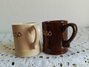 PÁROVÉ HRNÍČKY ESPRESSO - KERAMIKA - 0,7 dcl - 2