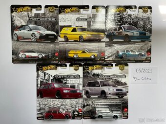 Hot Wheels Premium celé sety (USA karty) - 2