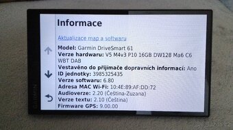 Prodám navigaci Garmin Dříve Smart61 - 2