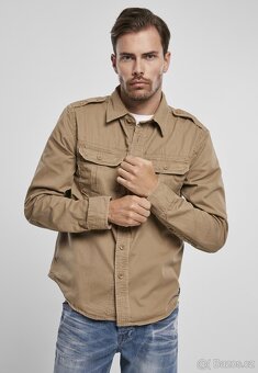 Košile Brandit Vintage Shirt 1/1 - béžová - 2