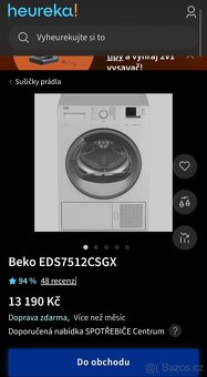 BEKO A+++ KONDENZAČNÍ, ZÁRUKA DOPRAVA - 2