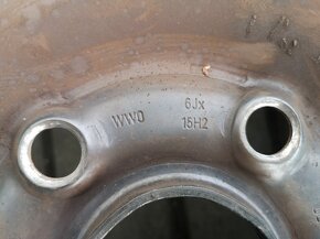 4 x Plechový disk 15" 5 x 112 6Jx15H2 Škoda, VW - 2