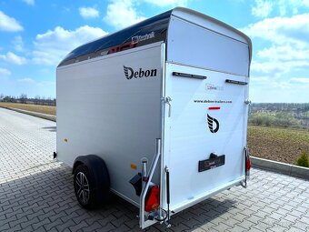 Skříňový přívěs DEBON C400 ALU, 1300 kg - 2