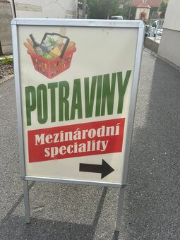 Volně stojící reklama “ potraviny” - 2