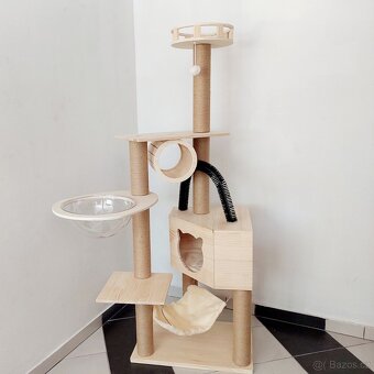 Škrabadlo pro kočky 159 cm, průměr sloupků 8 cm - nové - 2