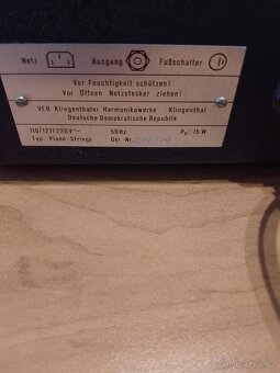 Klávesy Vermona - 2