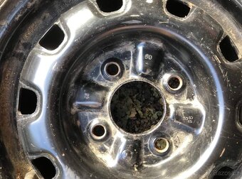 593. disk rozteč 4x100 mm + pneu 195/65 r14 - 2