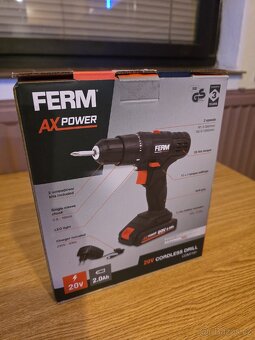 Sada s akumulátorovou vrtačkou FERM - 2