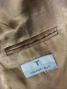 Oblek S/ 165 - 170 cm. Decentní khaki.TOP stav. - 2