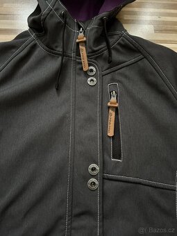Nová softshellová žíhaná parka AlpinePro - 2