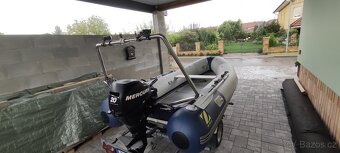 Prodam Loď Zodiac340,vozikCBS,,motor Mercury 20 - 2