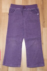Manžestrové kalhoty - vel. 104 - Cherokee + F&F - 2